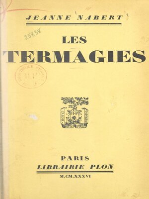 cover image of Les Termagies